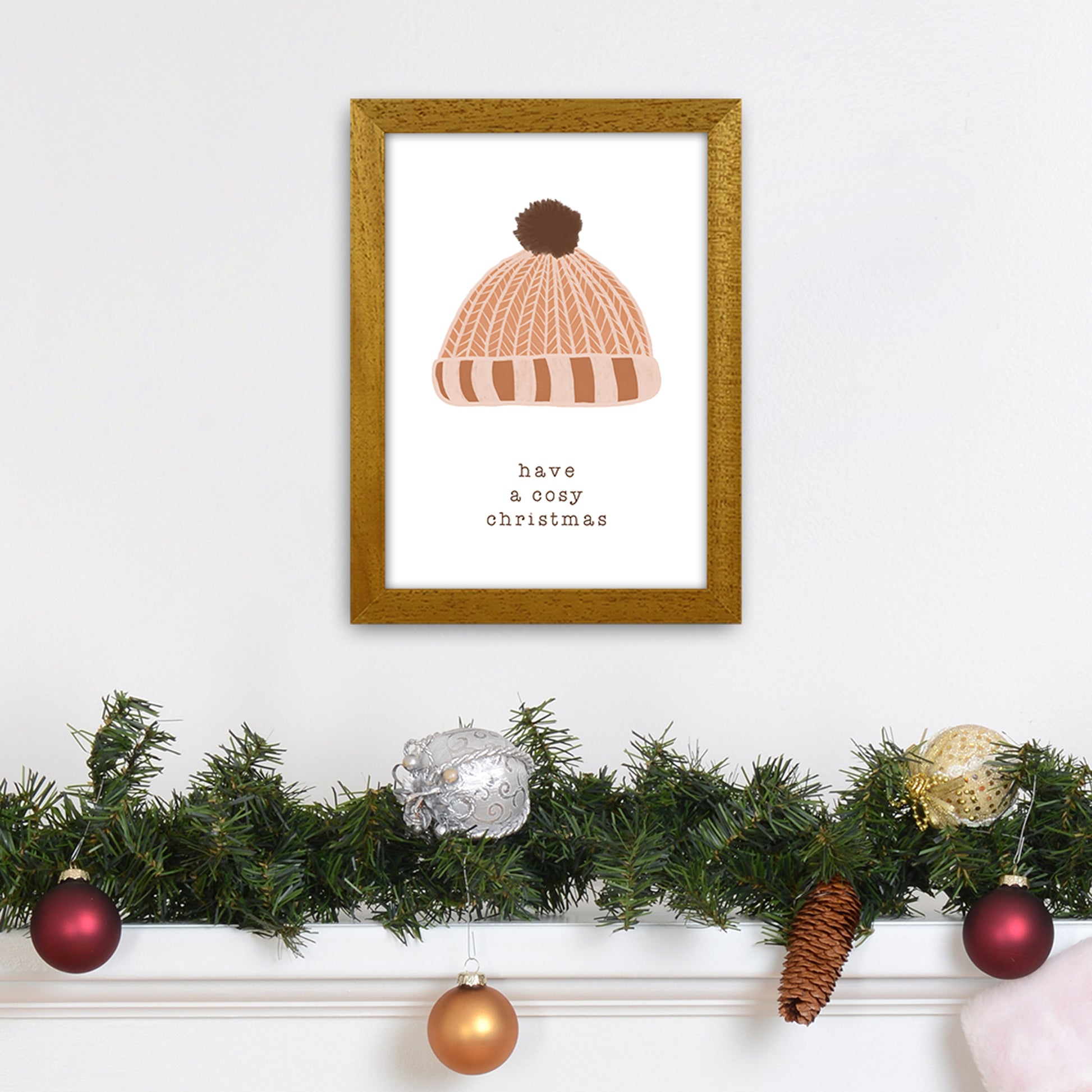 Have A Cosy Christmas Christmas Art Print by Orara Studio A4 Print Only