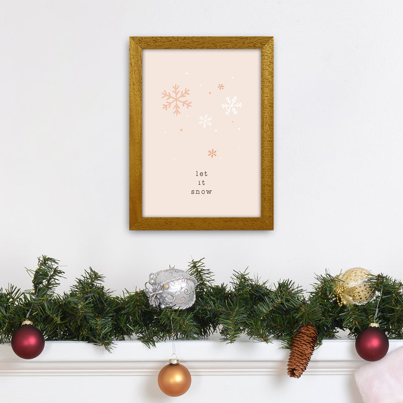 Let It Snow Christmas Art Print by Orara Studio A4 Print Only