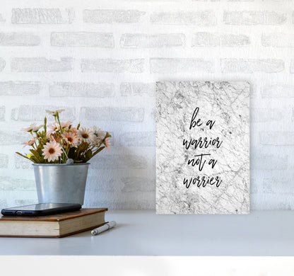 Be A Warrior Print By Orara Studio A4 Black Frame