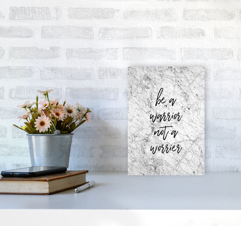 Be A Warrior Print By Orara Studio A4 Black Frame