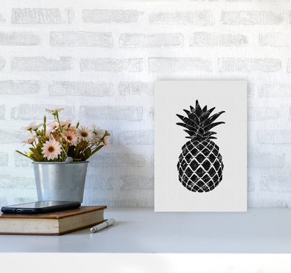 Pineapple Marble Print By Orara Studio, Framed Kitchen Wall Art A4 Black Frame