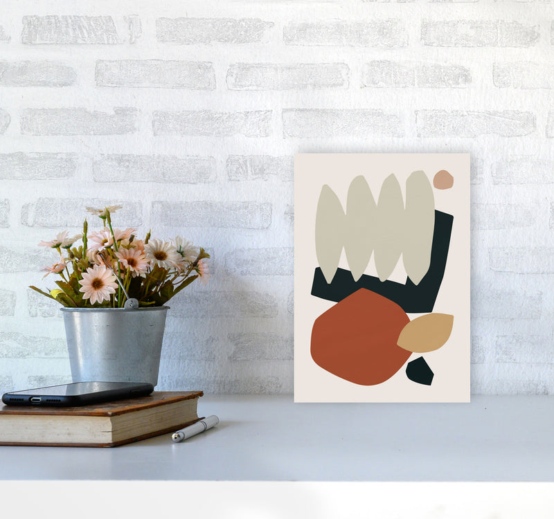 Collage Earth II Art Print by Orara Studios A4 Black Frame