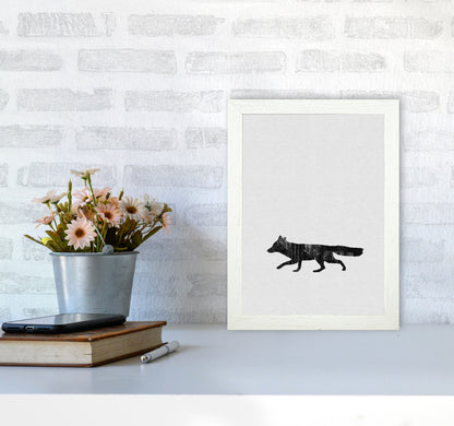 Fox Animal Art Print By Orara Studio Animal Art Print A4 Oak Frame