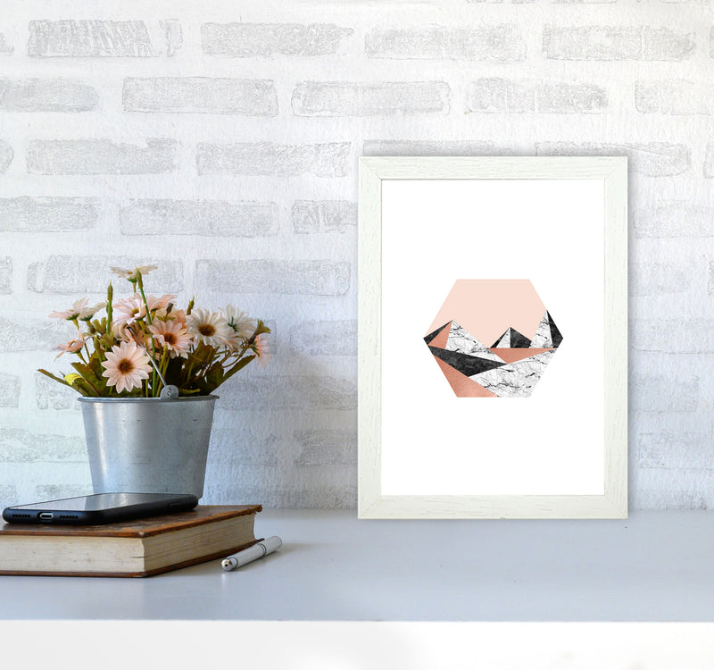 Geometric Landscape III Print By Orara Studio A4 Oak Frame