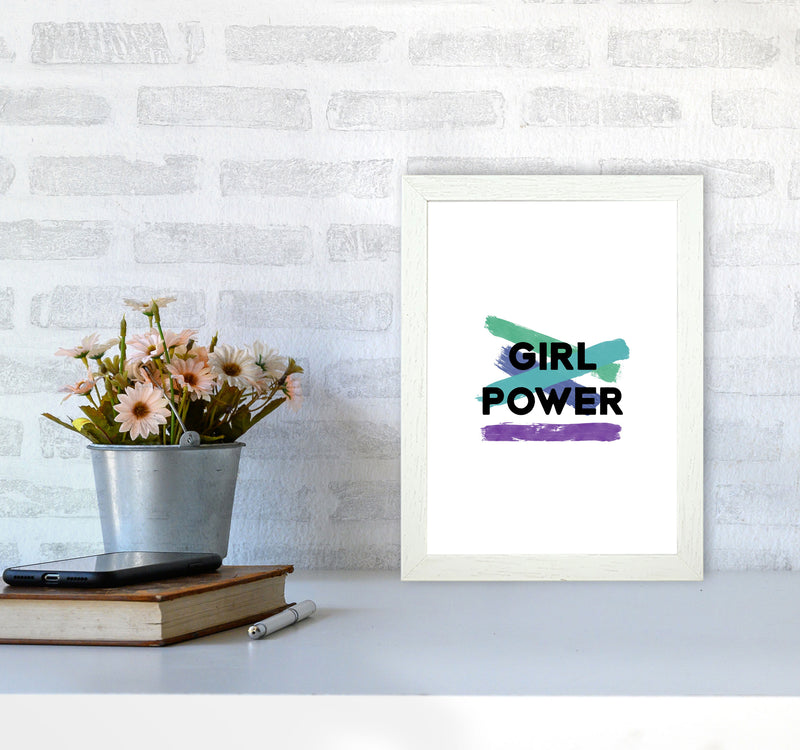 Girl Power Feminist Quote Print By Orara Studio A4 Oak Frame
