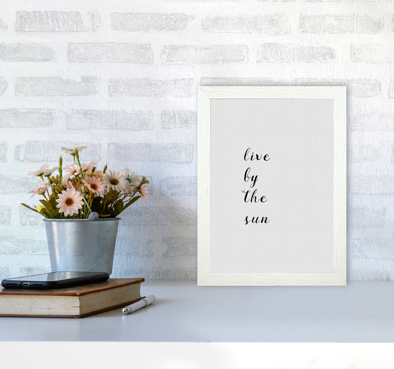 Live By The Sun Print By Orara Studio A4 Oak Frame