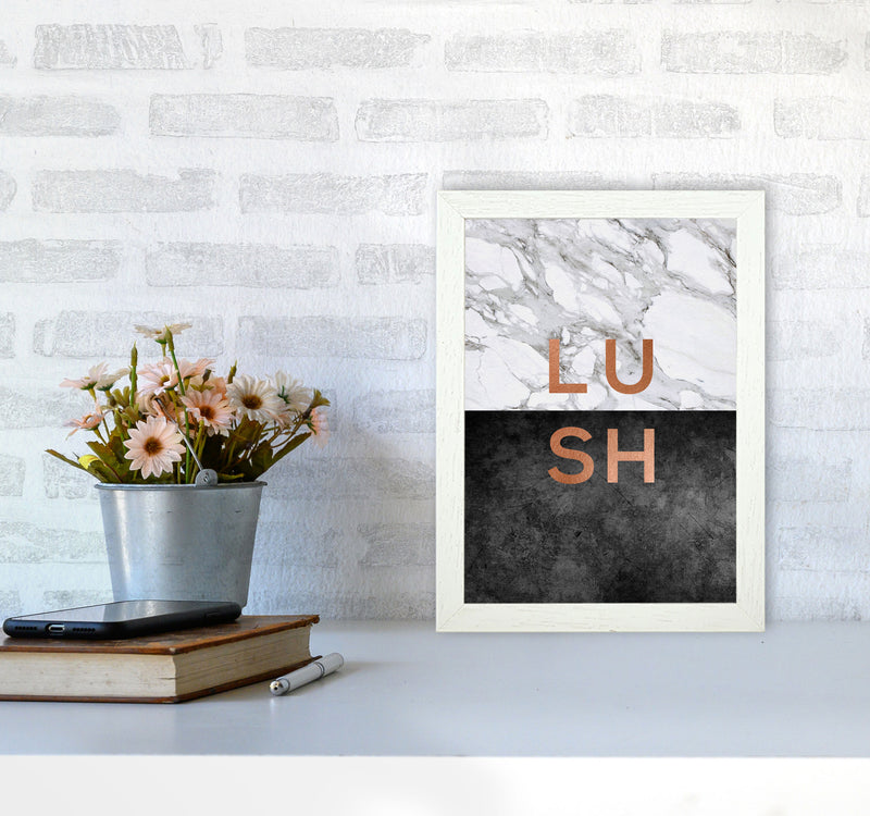 Lush Copper Quote Print By Orara Studio A4 Oak Frame