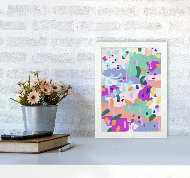 Oil Abstract I Print By Orara Studio A4 Oak Frame