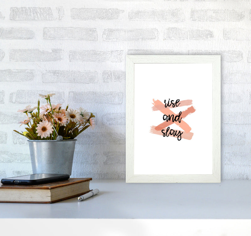 Rise & Slay Print By Orara Studio A4 Oak Frame