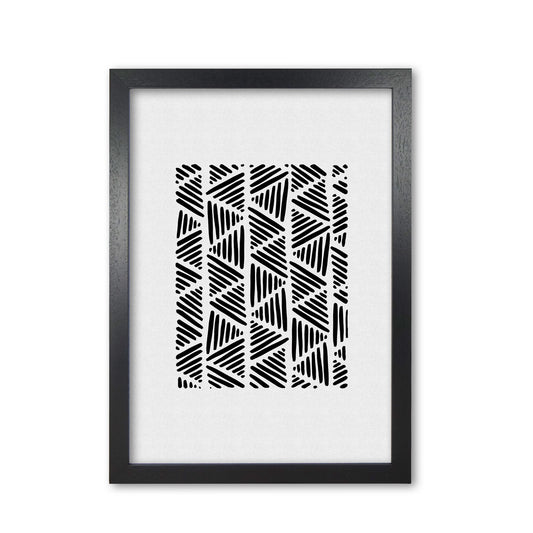 Black And White Abstract I Print By Orara Studio Black Grain