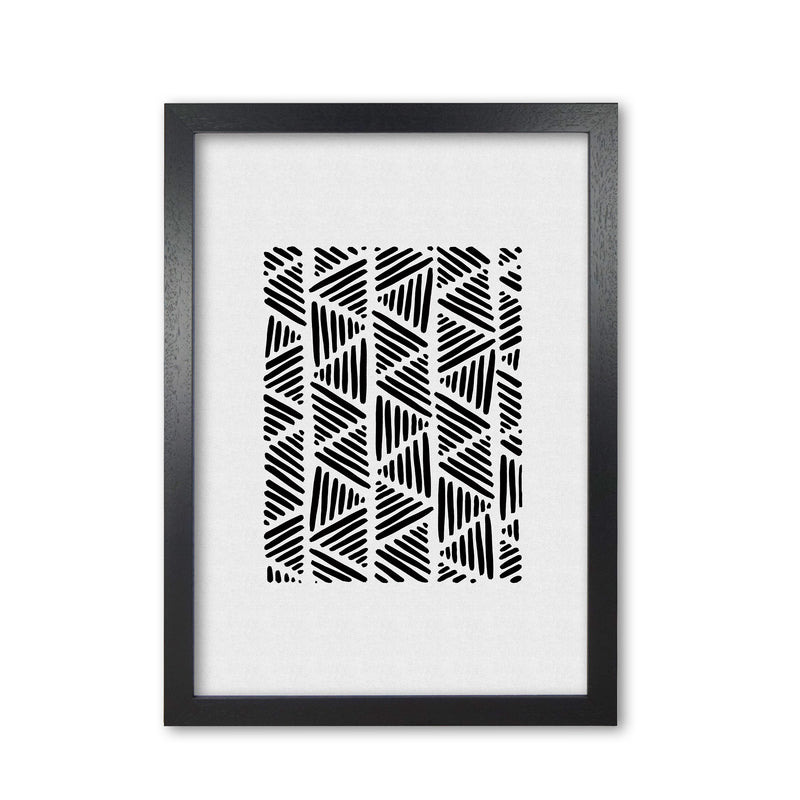 Black And White Abstract I Print By Orara Studio Black Grain