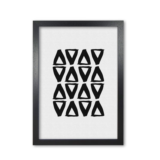 Black And White Abstract II Print By Orara Studio Black Grain