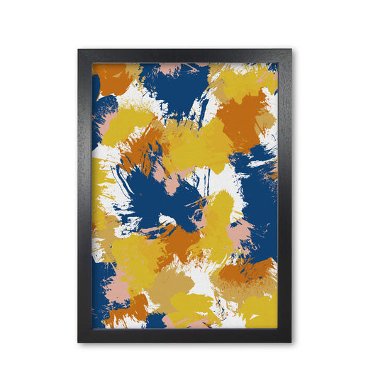 Colourful Abstract I Print By Orara Studio Black Grain