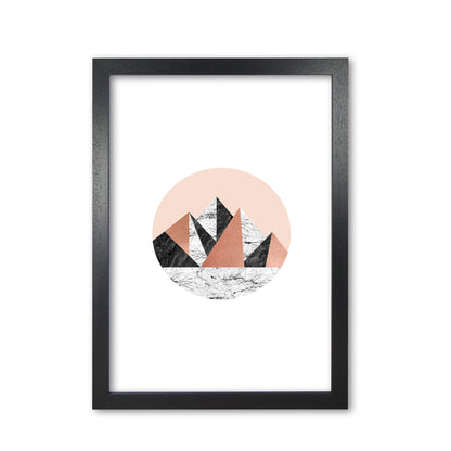 Geometric Landscape I Print By Orara Studio Black Grain
