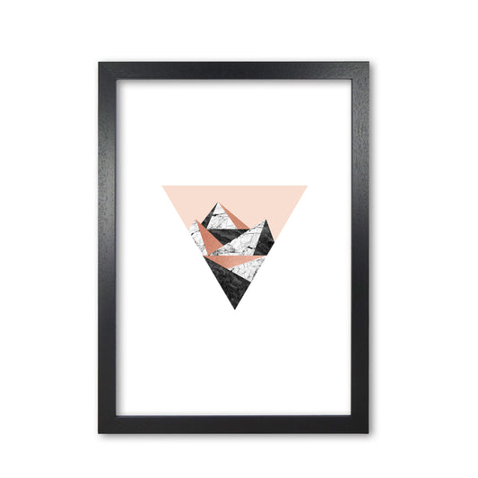 Geometric Landscape II Print By Orara Studio Black Grain