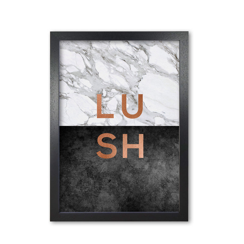 Lush Copper Quote Print By Orara Studio Black Grain