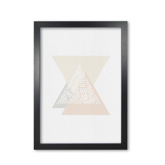 Minimalist Geometric III Print By Orara Studio Black Grain