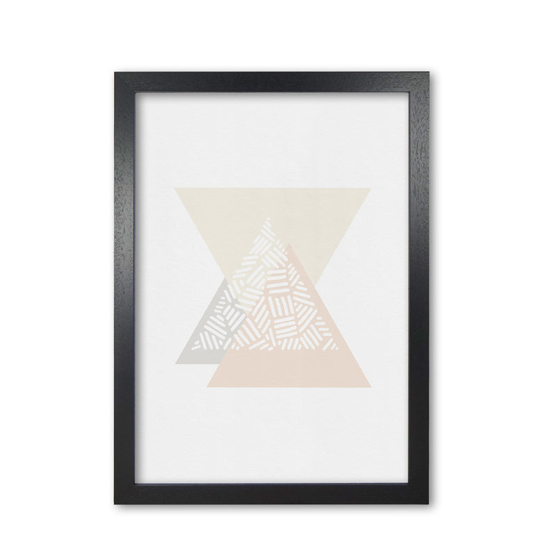 Minimalist Geometric III Print By Orara Studio Black Grain
