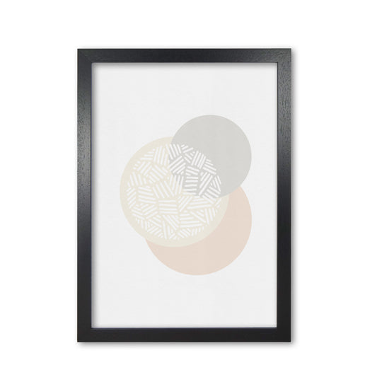 Minimalist Geometric IV Print By Orara Studio Black Grain