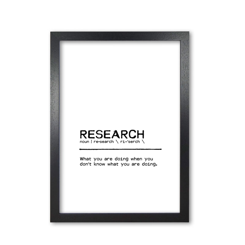 Re Definition Quote Print By Orara Studio Black Grain