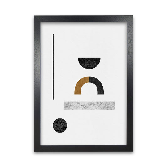 Abstract Geometric III Art Print by Orara Studio A1 Black Frame