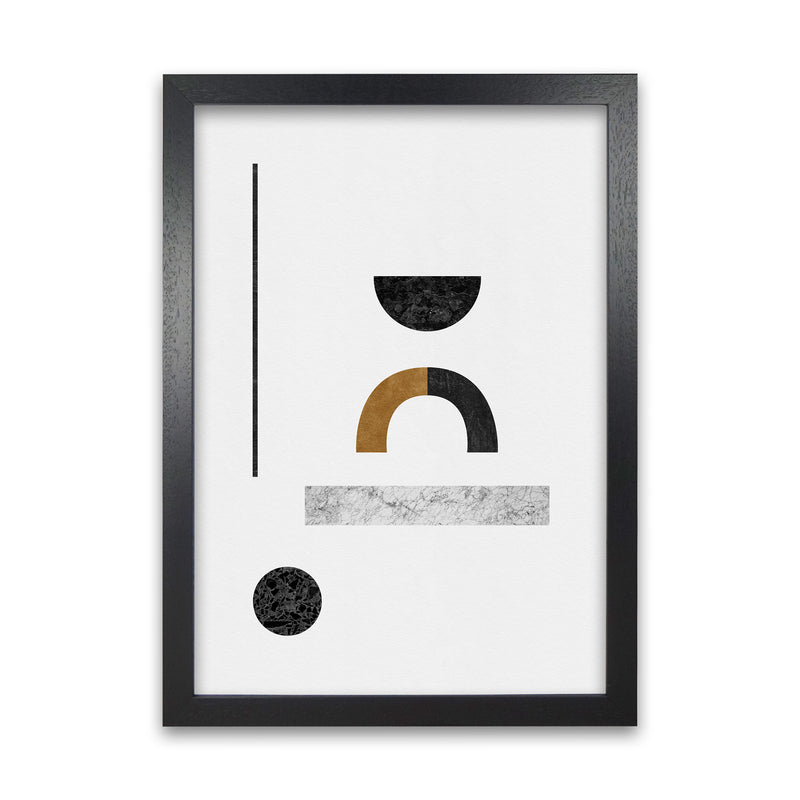 Abstract Geometric III Art Print by Orara Studio A1 Black Frame