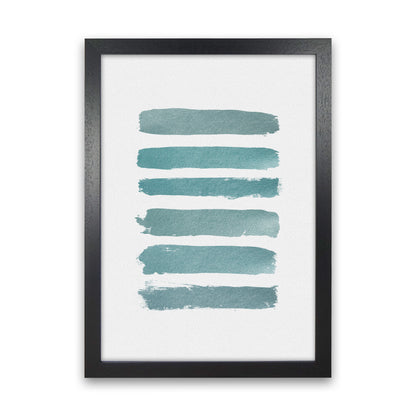Ombre Turquoise Art Print by Orara Studio