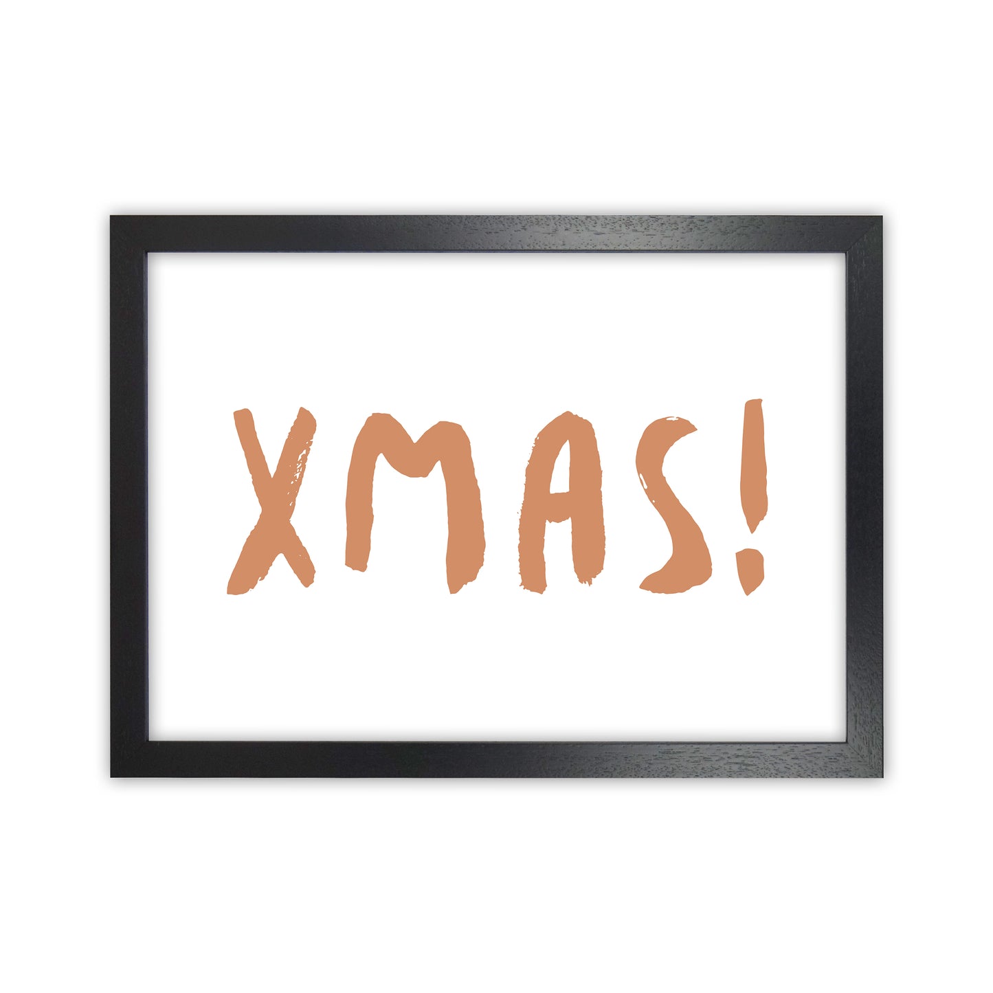 XMAS! Christmas Art Print by Orara Studio Black Grain