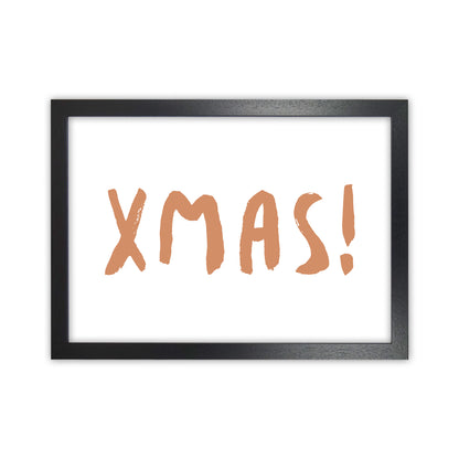 XMAS! Christmas Art Print by Orara Studio Black Grain
