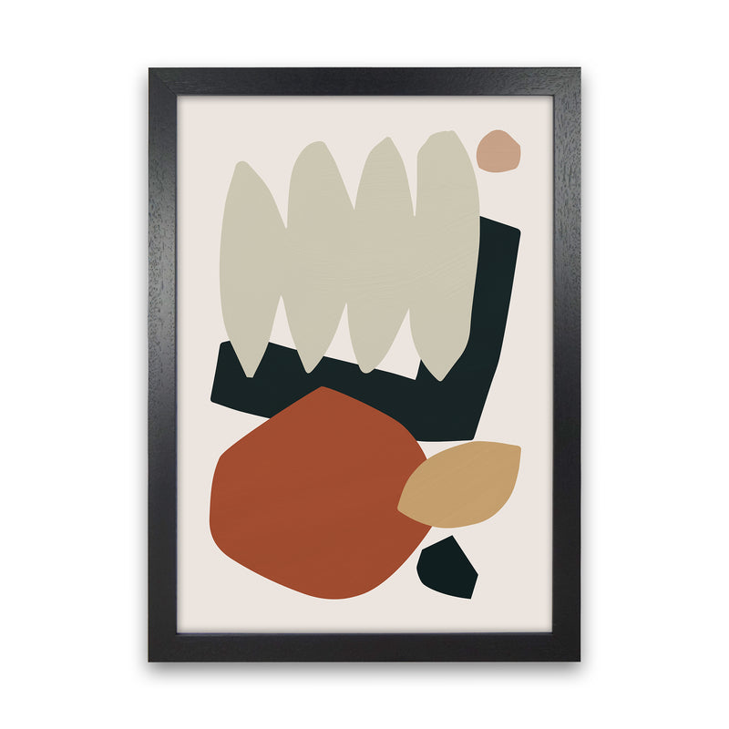 Collage Earth II Art Print by Orara Studios Black Grain
