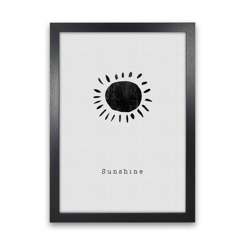 Quote Set - Sunshine Art Print by Orara Studio Black Grain