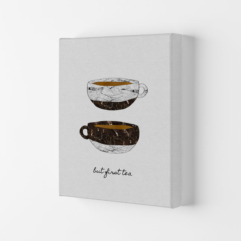 But First Tea Print By Orara Studio, Framed Kitchen Wall Art Canvas
