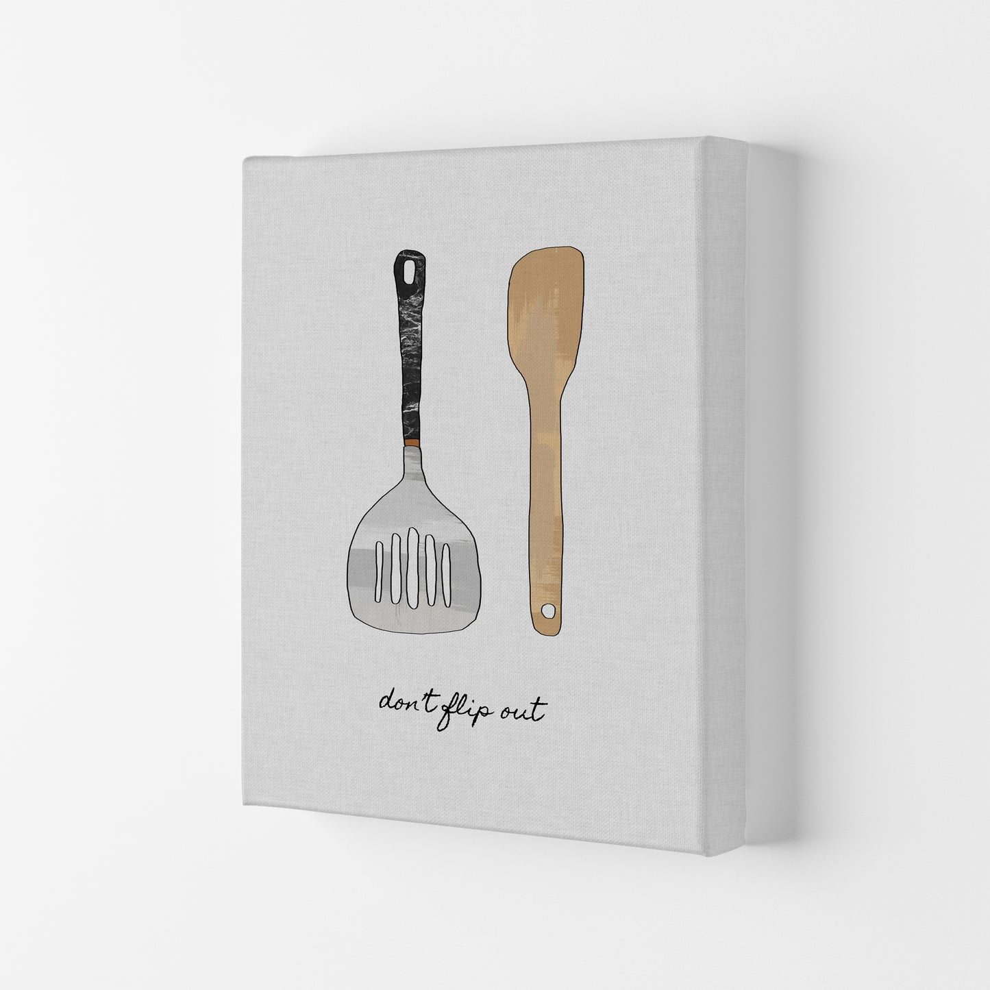 Don&#39;t Flip Out Print By Orara Studio, Framed Kitchen Wall Art Canvas