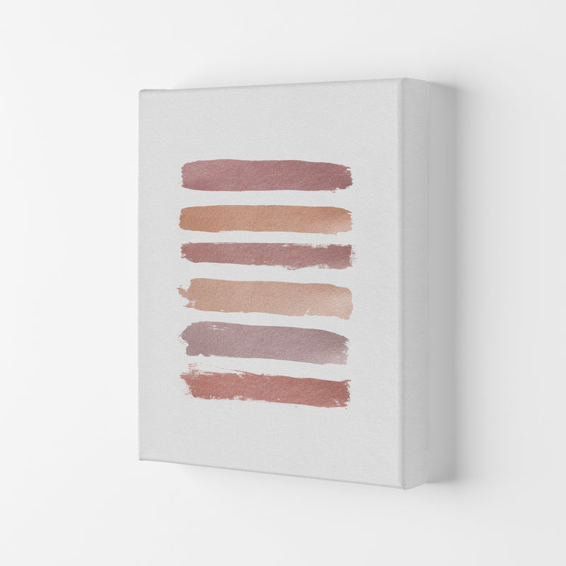 Dusty Rose Stripes Print By Orara Studio Canvas