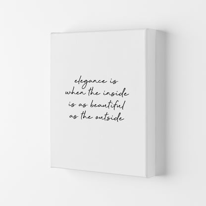 Elegance Quote Print By Orara Studio Canvas