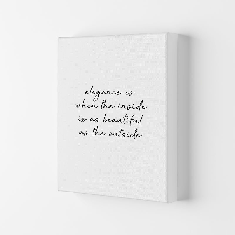Elegance Quote Print By Orara Studio Canvas