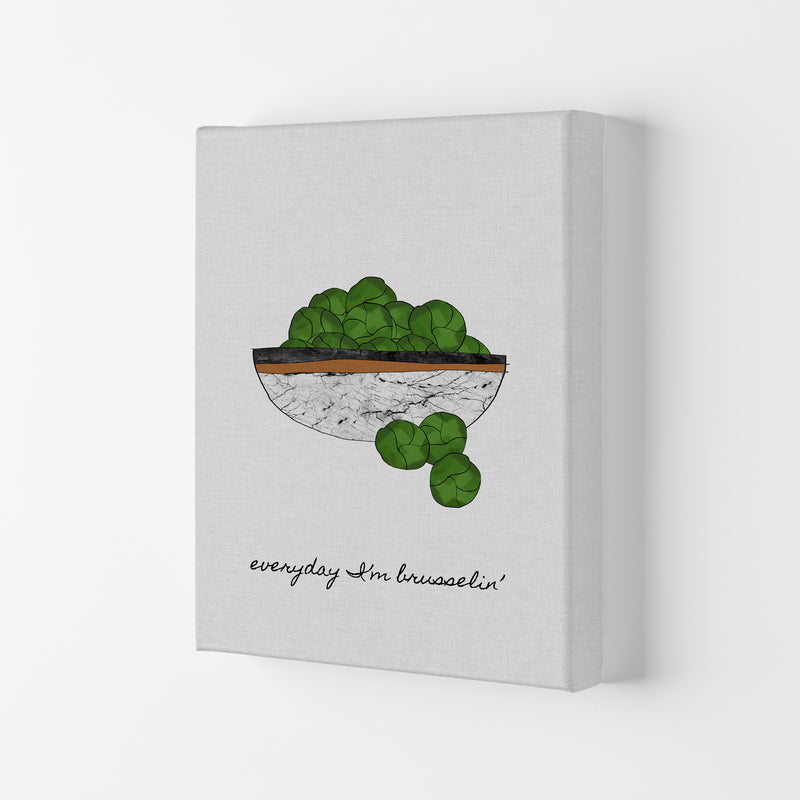 Everyday I&#39;m Brusselin&#39; Print By Orara Studio, Framed Kitchen Wall Art