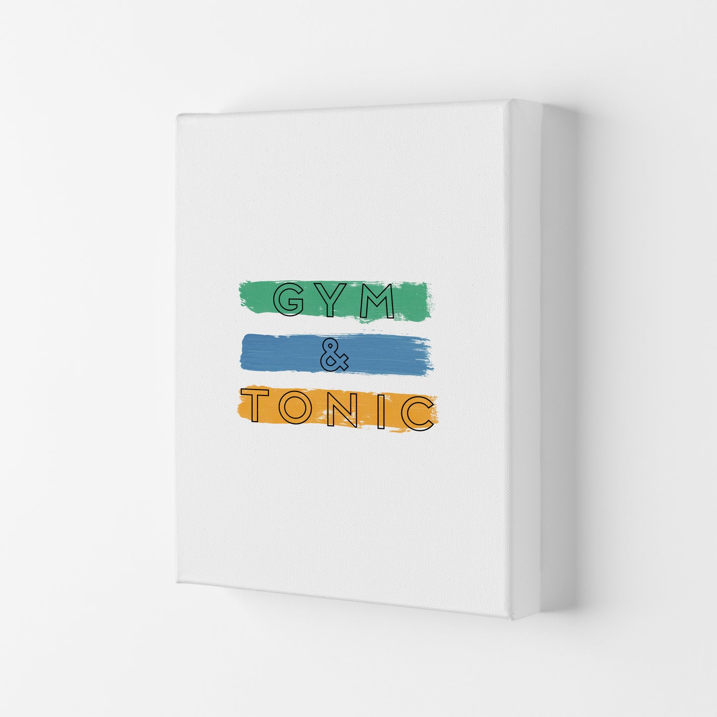 Gym & Tonic Print By Orara Studio, Framed Kitchen Wall Art Canvas