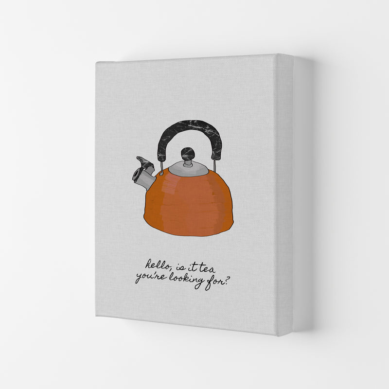 Hello Is It Tea Print By Orara Studio, Framed Kitchen Wall Art Canvas