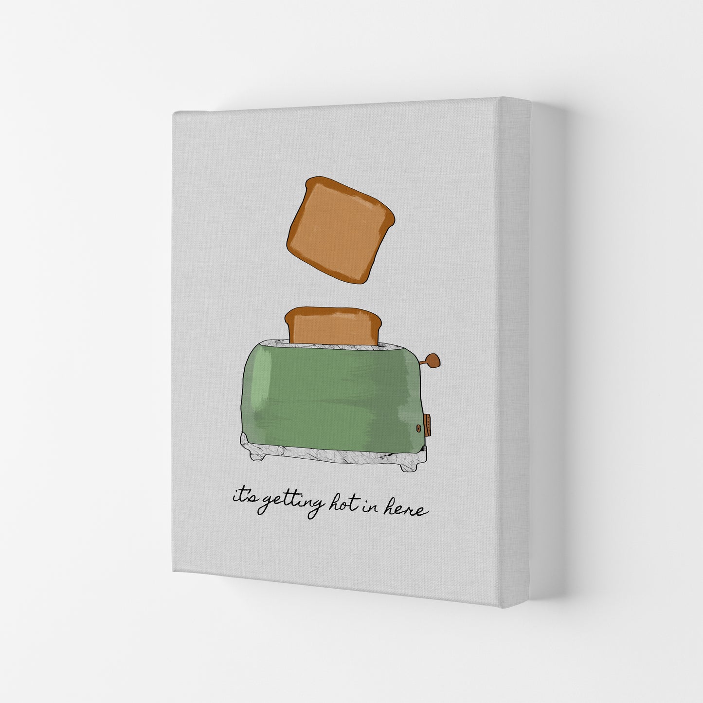 It&#39;s Getting Hot In Here Print By Orara Studio, Framed Kitchen Wall Art Canvas
