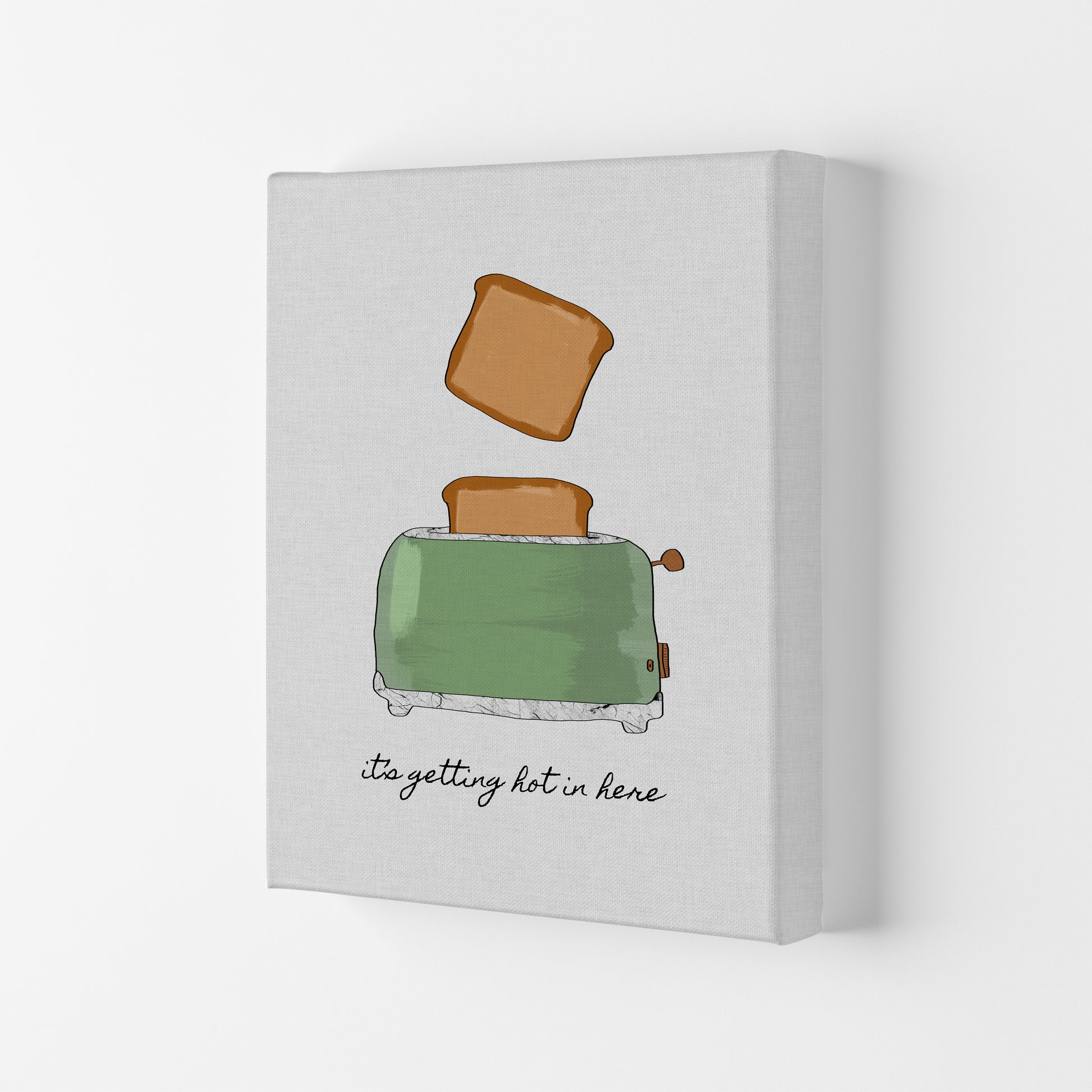 It's Getting Hot In Here Print By Orara Studio, Framed Kitchen Wall Art Canvas