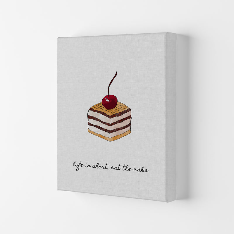 Life Is Short Print By Orara Studio, Framed Kitchen Wall Art Canvas