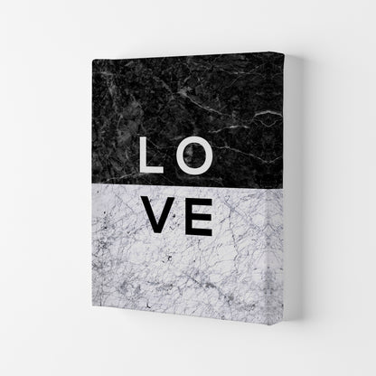 Love Marble Quote Print By Orara Studio Canvas