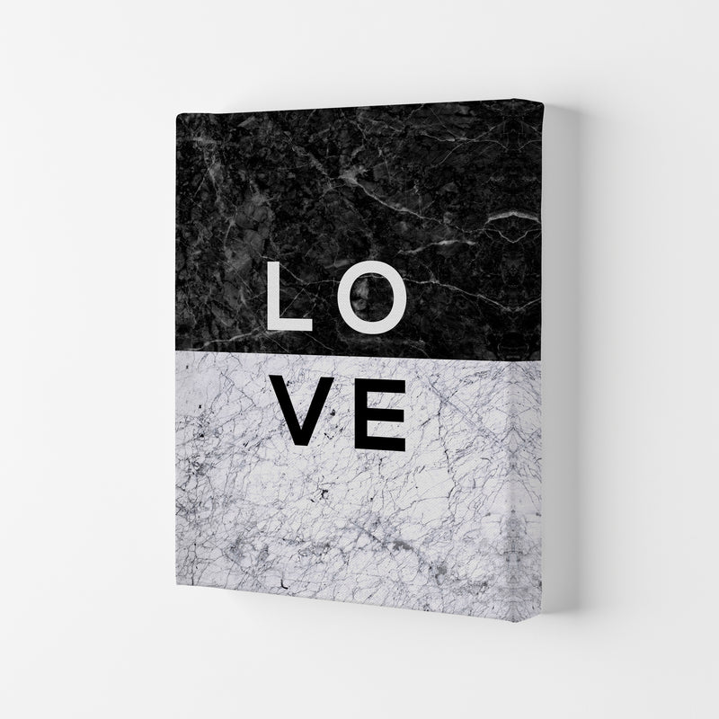 Love Marble Quote Print By Orara Studio Canvas