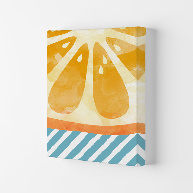 Orange Abstract Print By Orara Studio, Framed Kitchen Wall Art Canvas