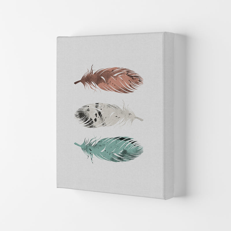 Pastel Feathers Print By Orara Studio, Framed Botanical & Nature Art Print Canvas