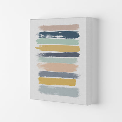 Pastel Stripes Print By Orara Studio Canvas