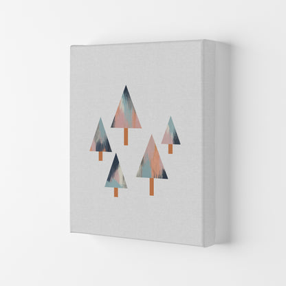 Pastel Trees Print By Orara Studio, Framed Botanical & Nature Art Print Canvas