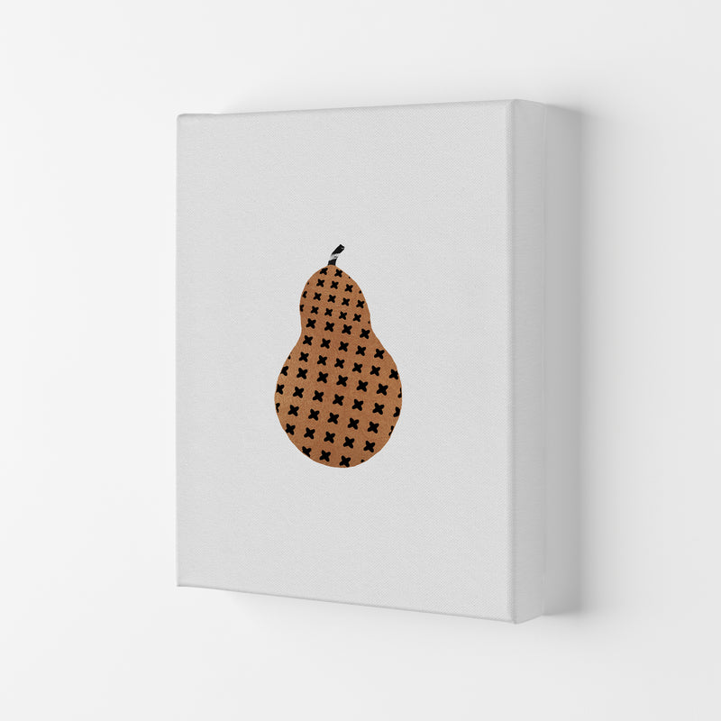 Pear Fruit Illustration Print By Orara Studio, Framed Kitchen Wall Art Canvas