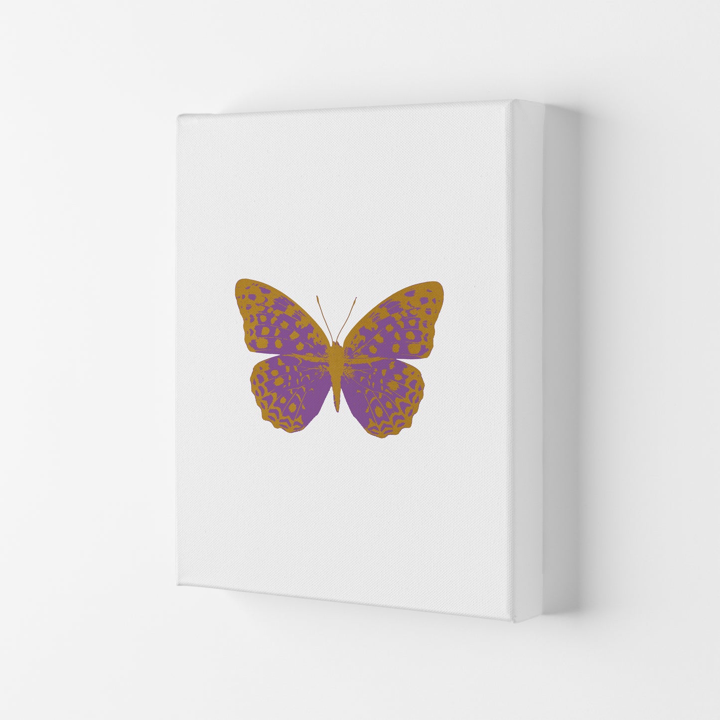 Purple Butterfly Print By Orara Studio Animal Art Print Canvas